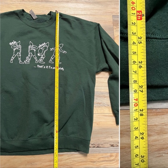 “That's It.. I'm Not Going” Green Sweatshirt - Men’s XL - Picture 6 of 9
